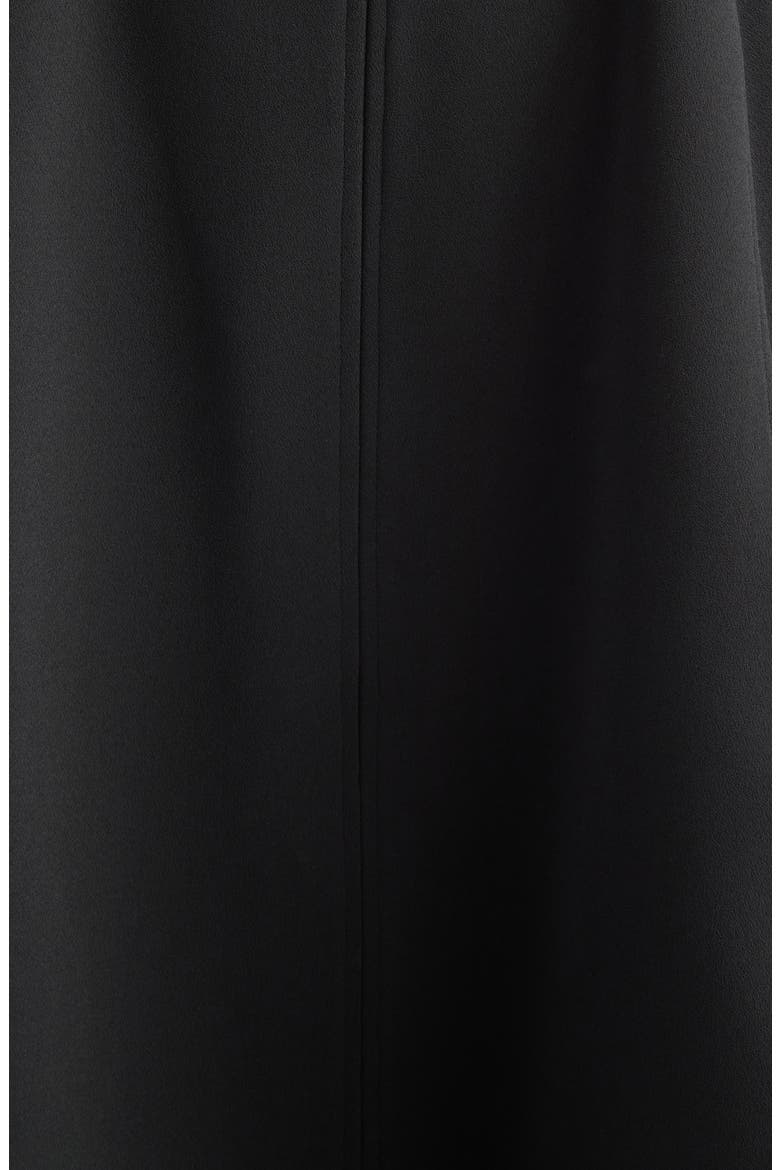 Strapless Crepe Balloon Dress, Alternate, color, WASHED BLACK