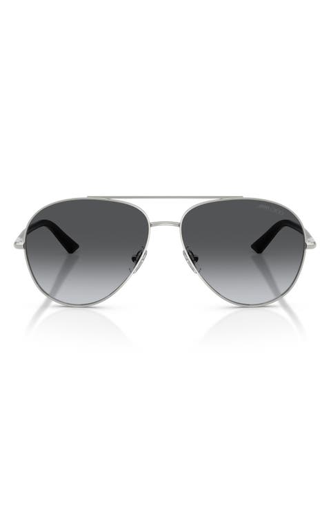 58mm Polarized Pilot Sunglasses