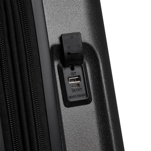 Delsey Paris Turenne 2.0 Carry-on Spinner Luggage With Front Pocket In Black