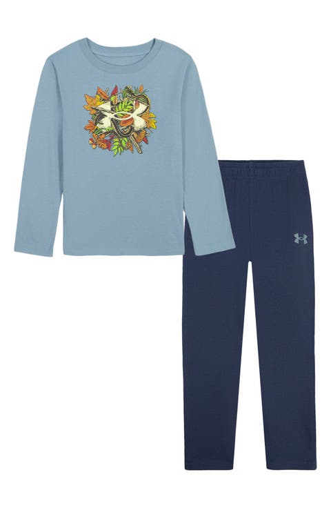 Kids' Snake Long Sleeve T-Shirt & Fleece Pants Set