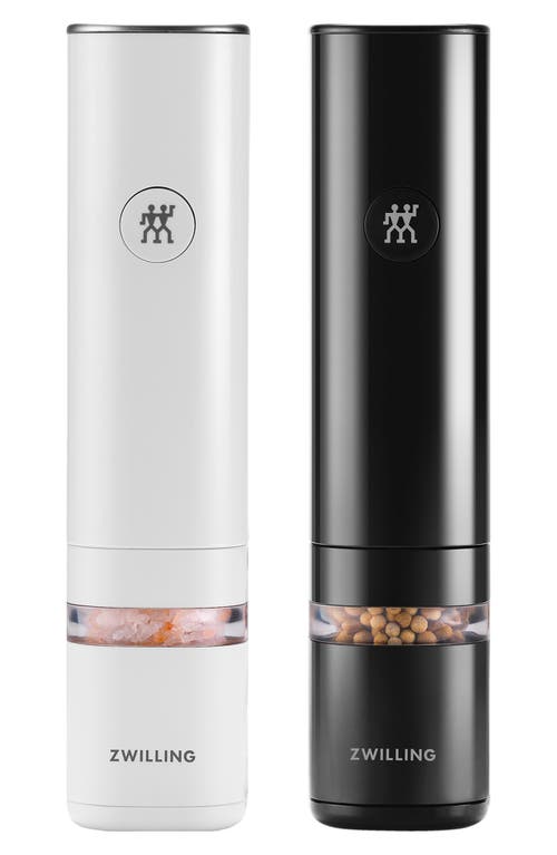 Zwilling Enfinigy Electric Mill 2-piece Set In Black