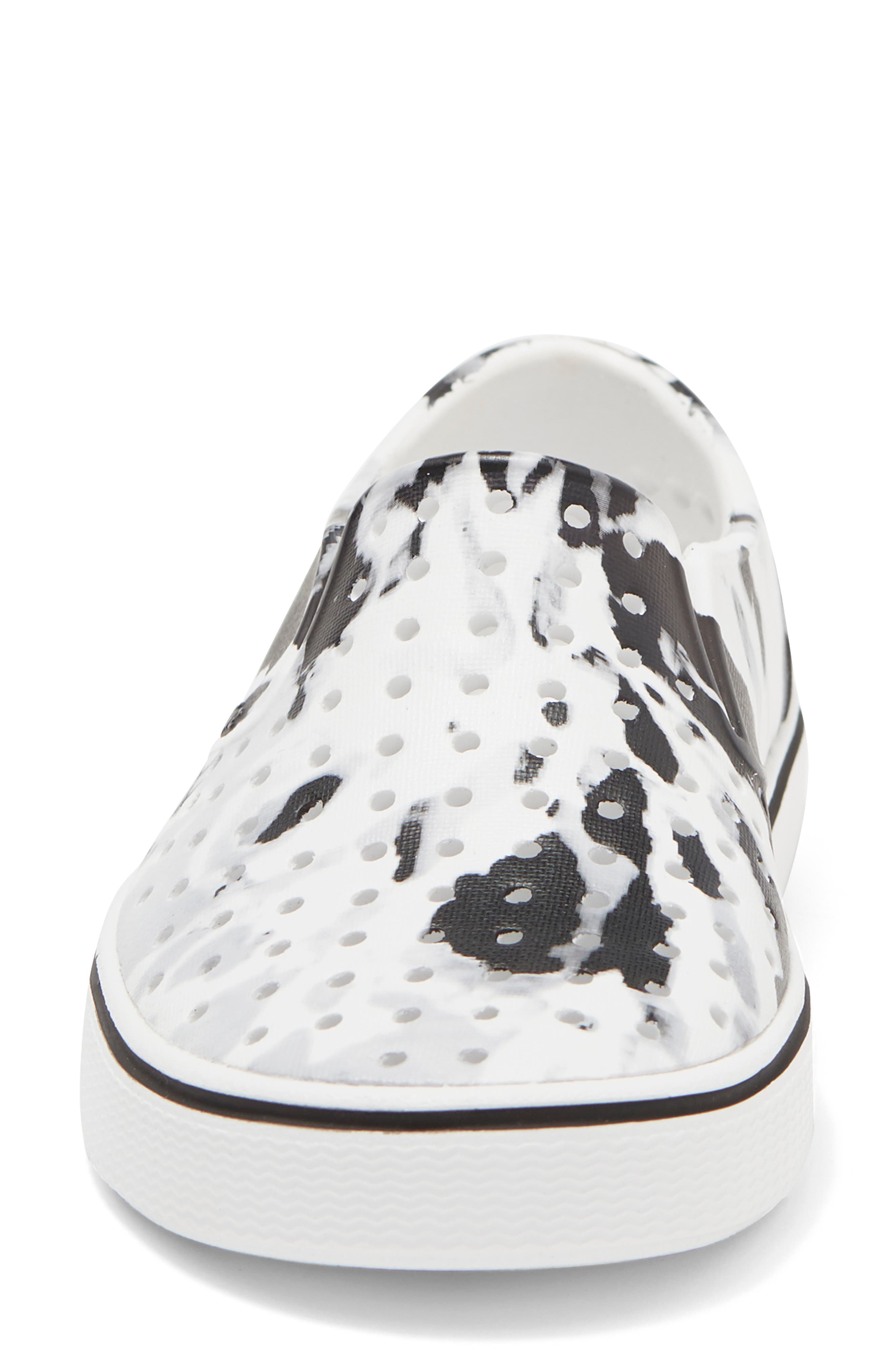 Miles Print Slip-On Sneaker, Alternate, color, SHELL WHITE/ GREY TIE DYE