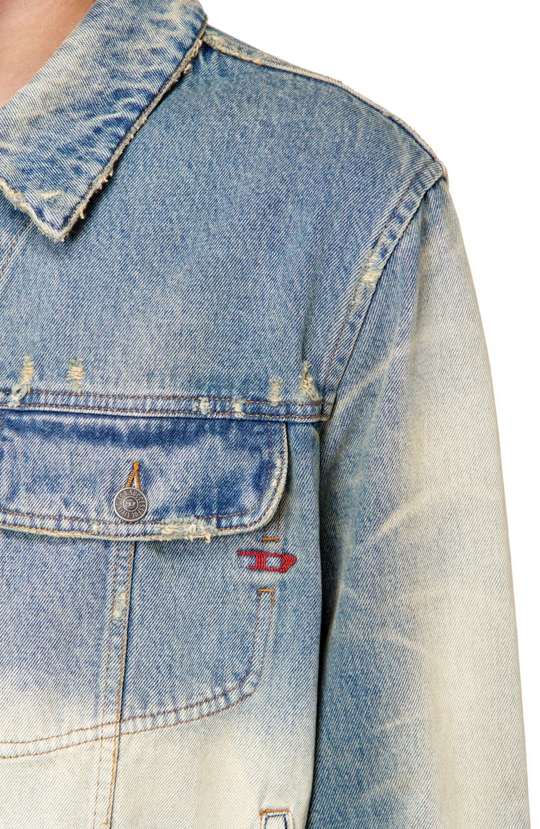 DIESEL<sup>®</sup> D-Barcy Cotton Denim Jacket, Alternate, color,