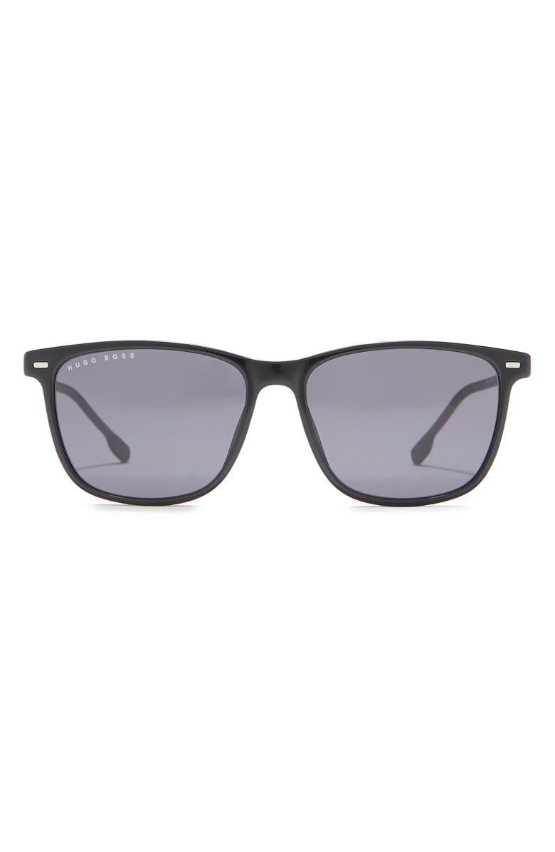 BOSS Hugo Boss 56mm Square Sunglasses, Main, color,