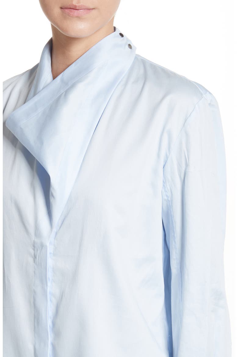 Damiane Cotton Poplin Shirt, Alternate, color, PURE WHITE