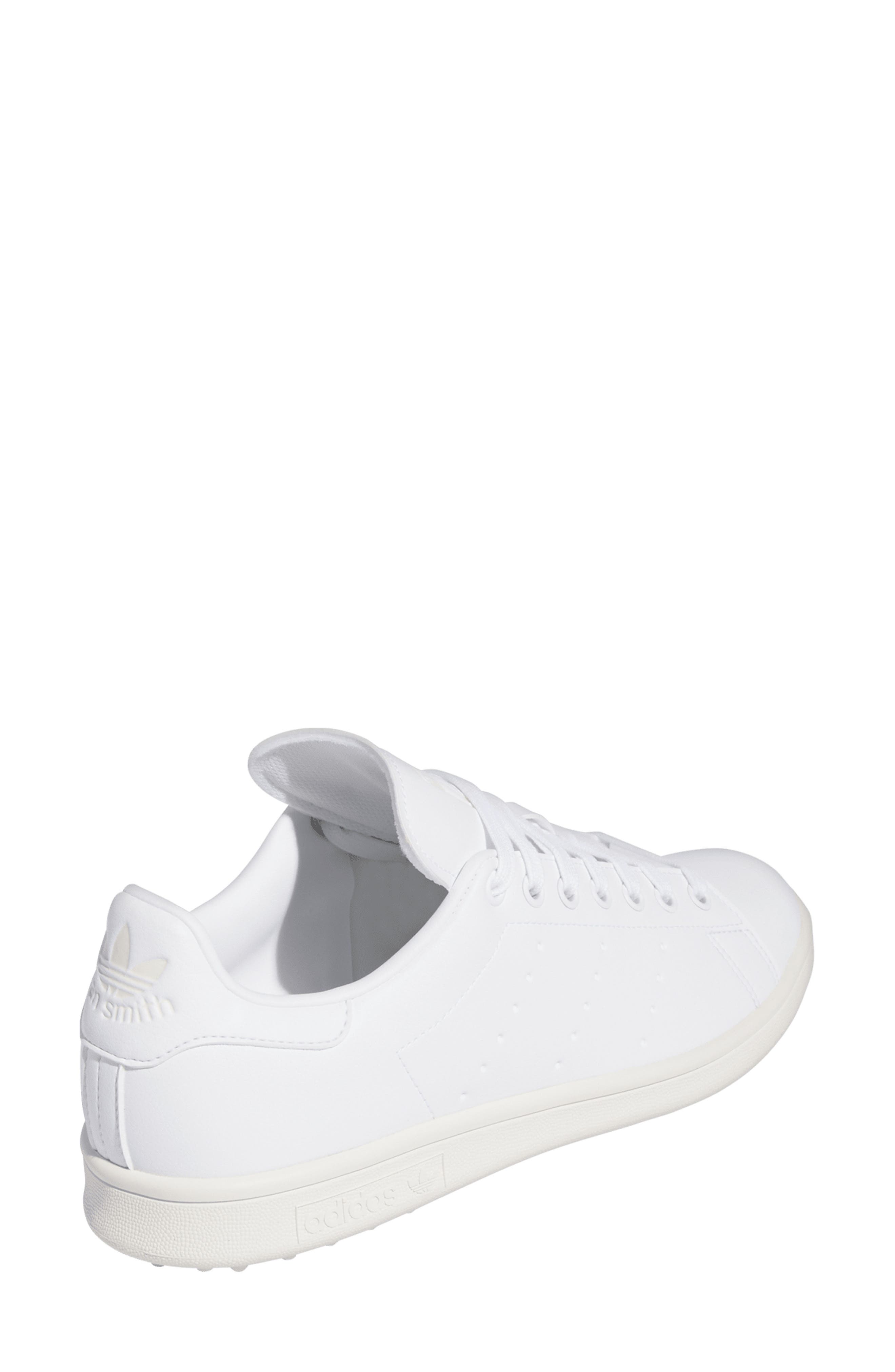 adidas Golf Gender Inclusive Stan Smith Spikeless Golf Shoe, Alternate, color, White/ White