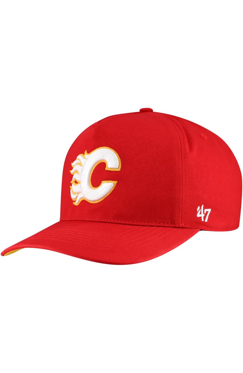 '47 Men's '47 Red Calgary Flames Primary Hitch Snapback Hat, Main, color, Red