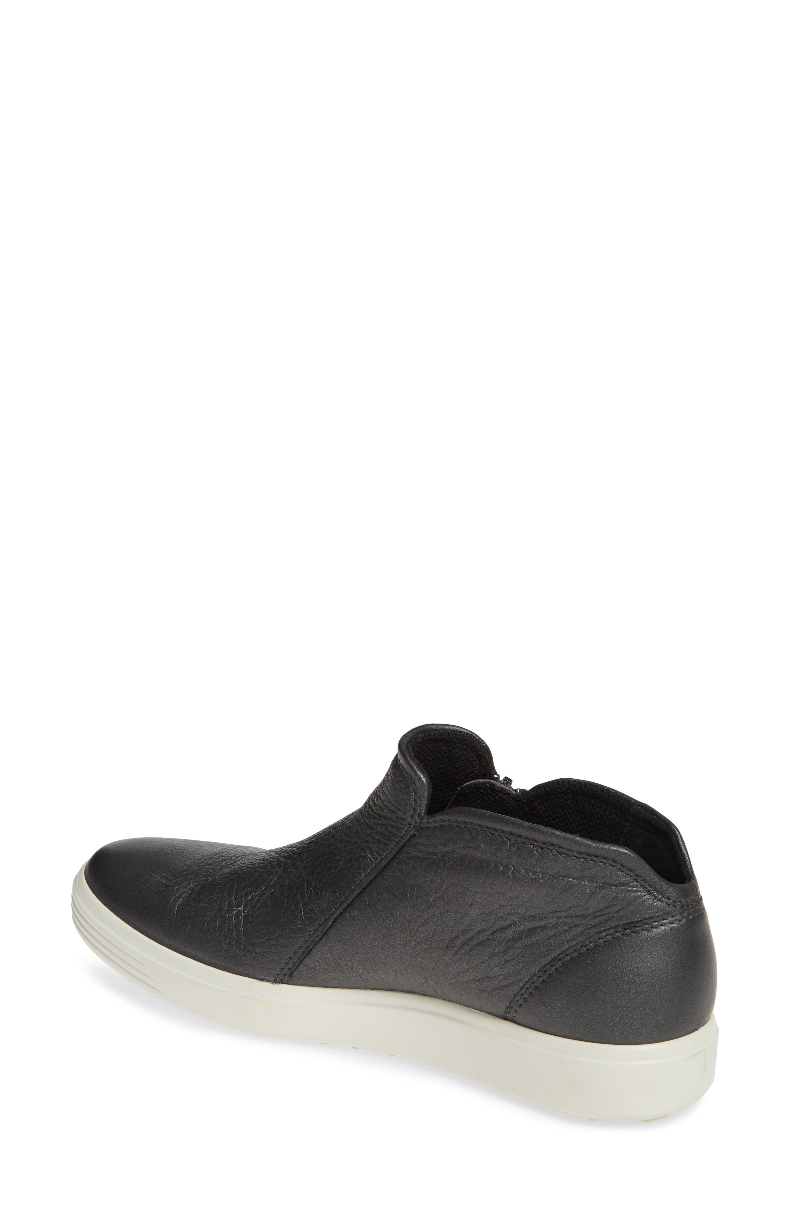 Soft 7 High Top Sneaker, Alternate, color, BLACK/ DARK SHADOW LEATHER
