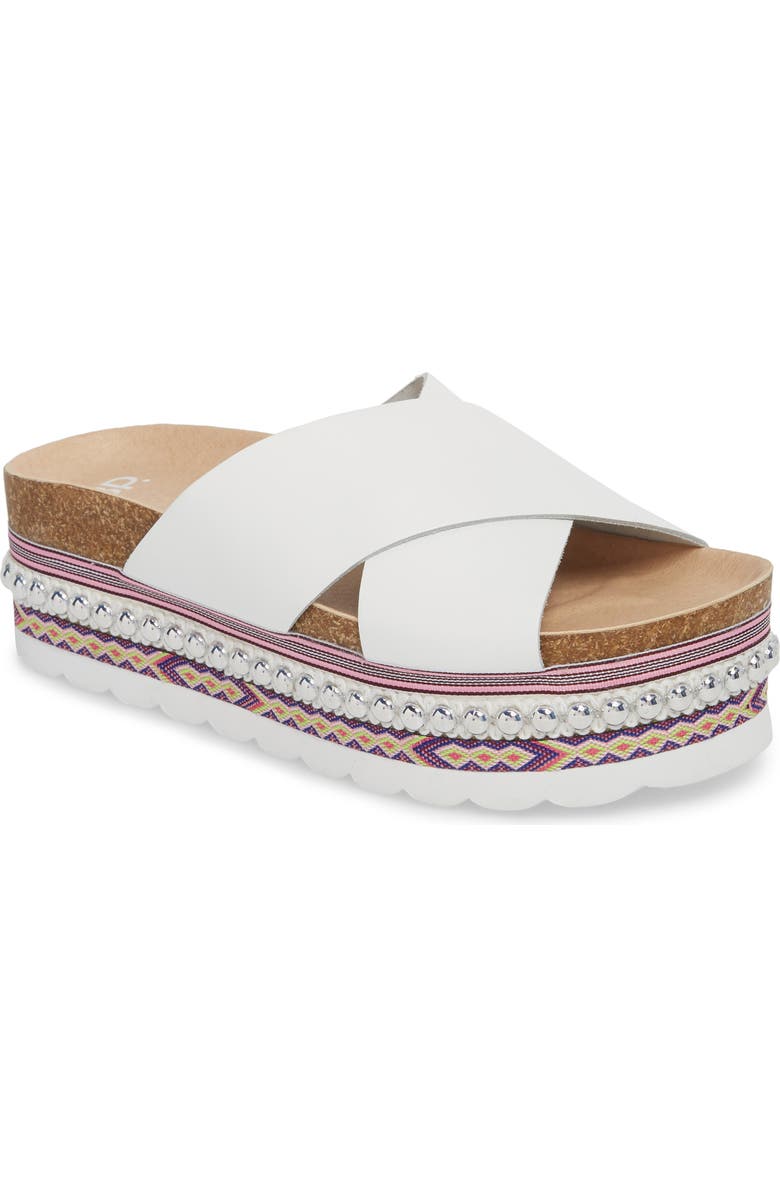 BP. Torri Platform Slide Sandal, Main, color,