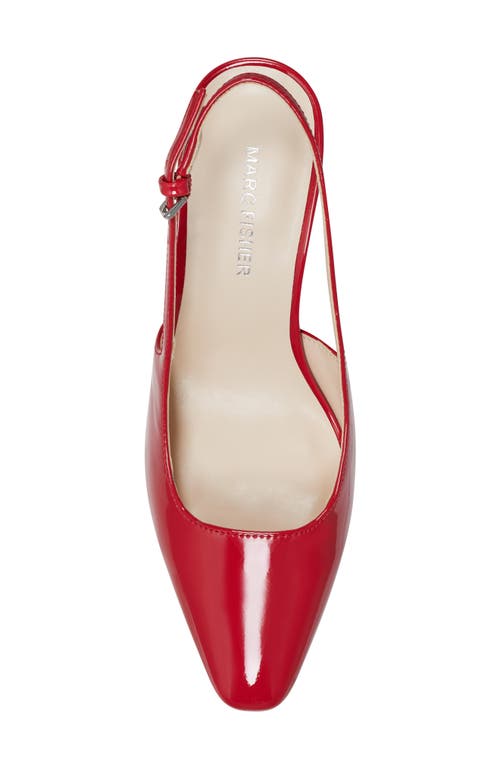 Marc Fisher Lethe Slingback Pump In Red