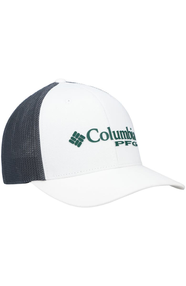 Columbia Men's Columbia White Michigan State Spartans PFG Snapback Adjustable Hat, Alternate, color, White
