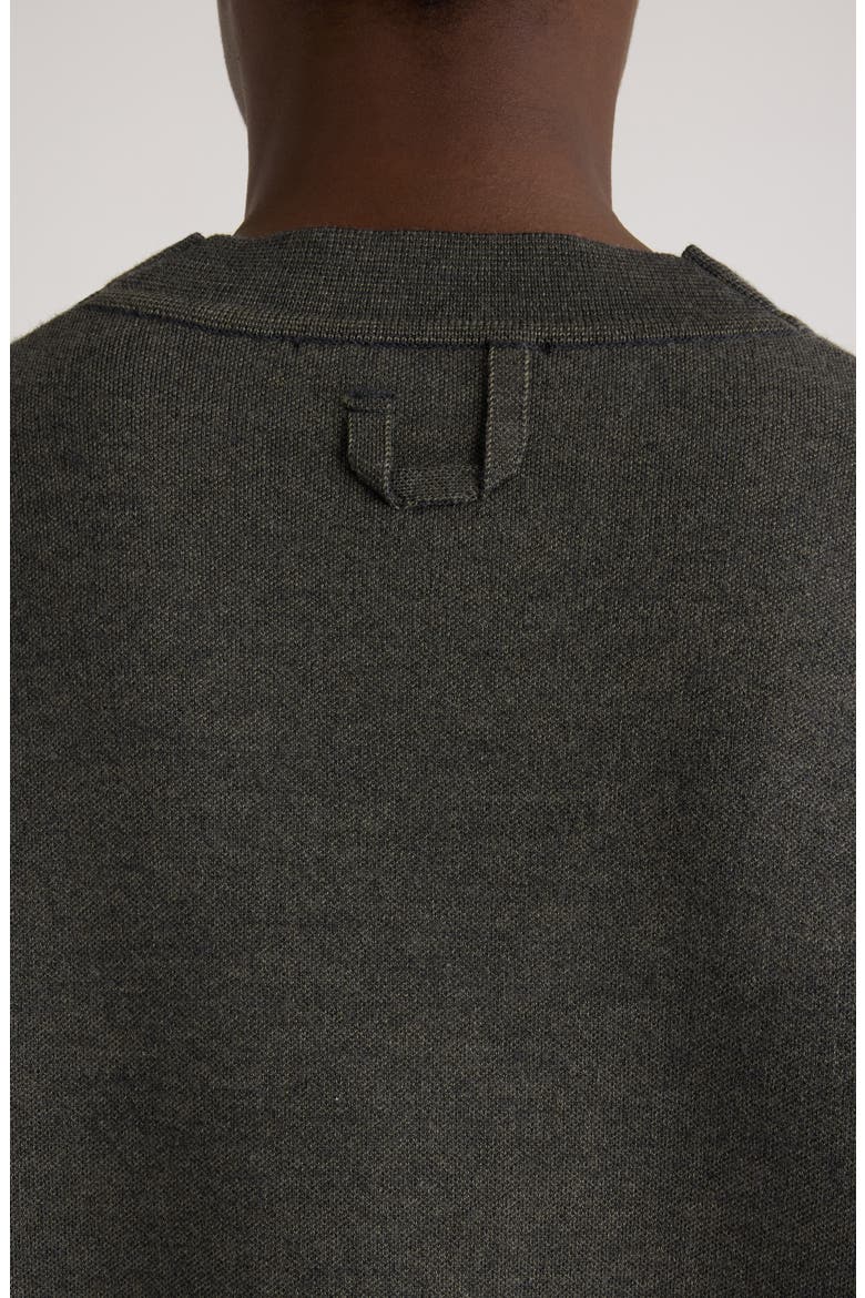 Le Cardigan Doppio Merino Wool Blend Cardigan, Alternate, color, MULTI-KHAKI