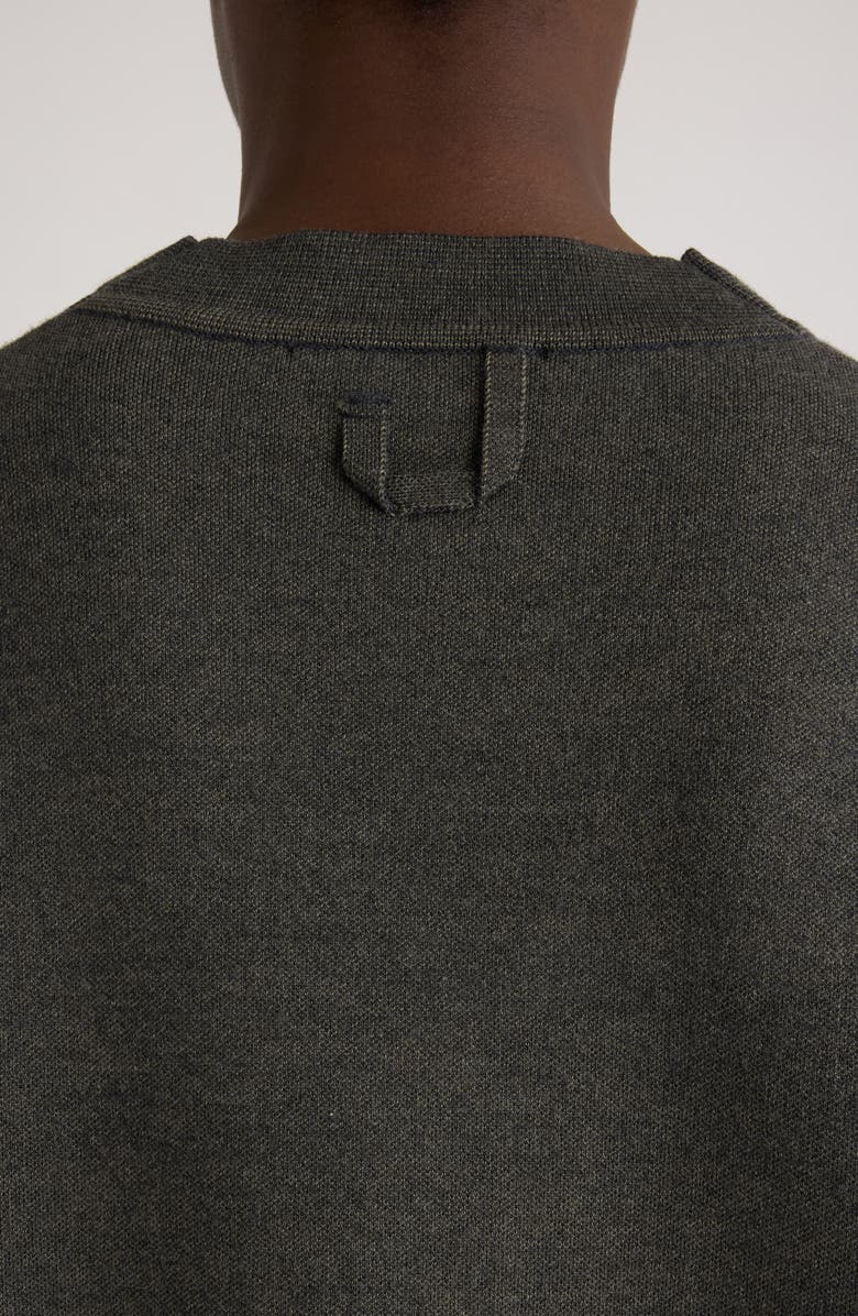 Jacquemus Le Cardigan Doppio Merino Wool Blend Cardigan, Alternate, color, Multi-Khaki