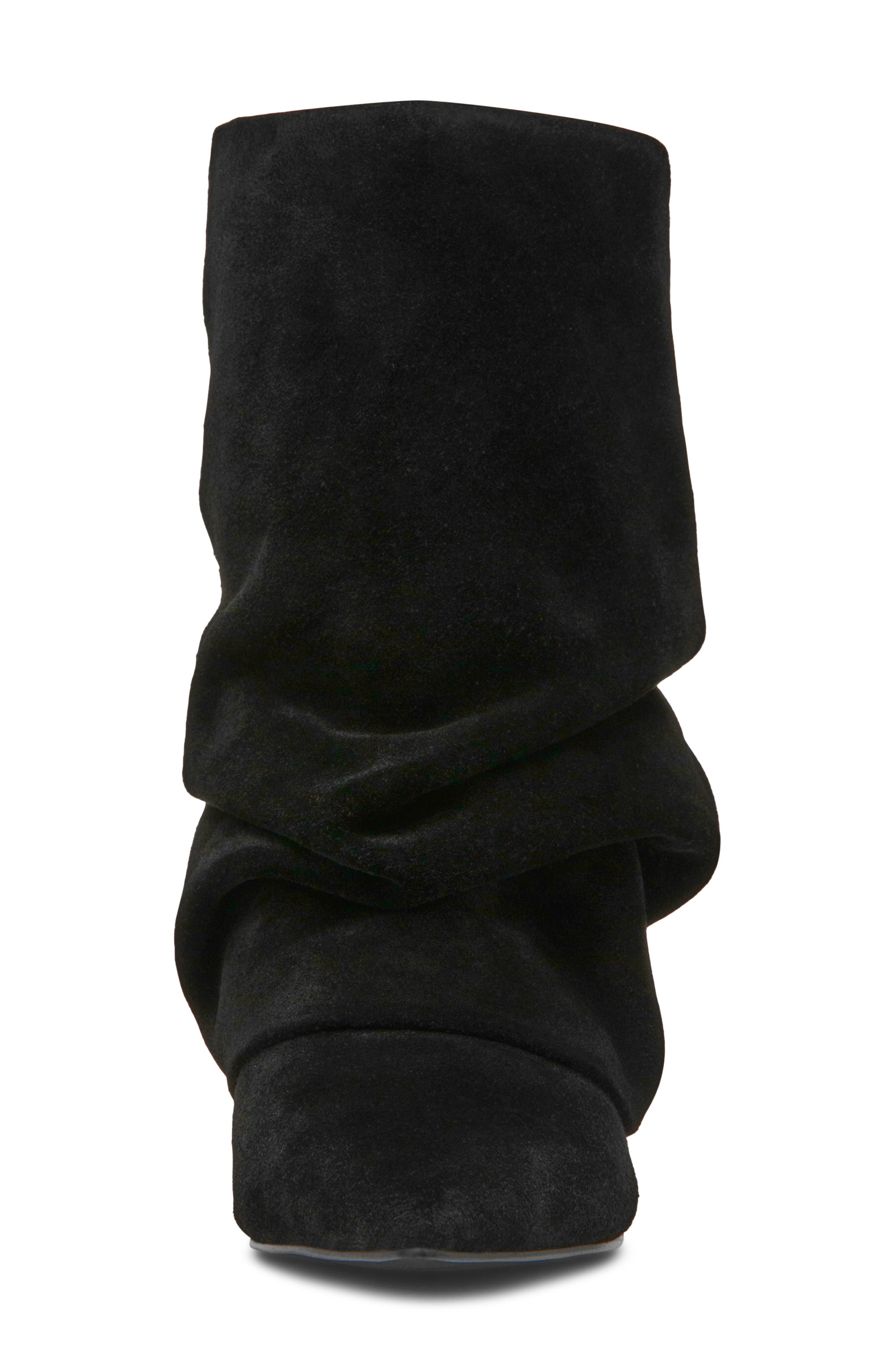 Lennox Pointed Toe Bootie, Alternate, color, BLACK SUEDE