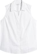 Foxcroft Taylor Non-Iron Sleeveless Button-Up Shirt