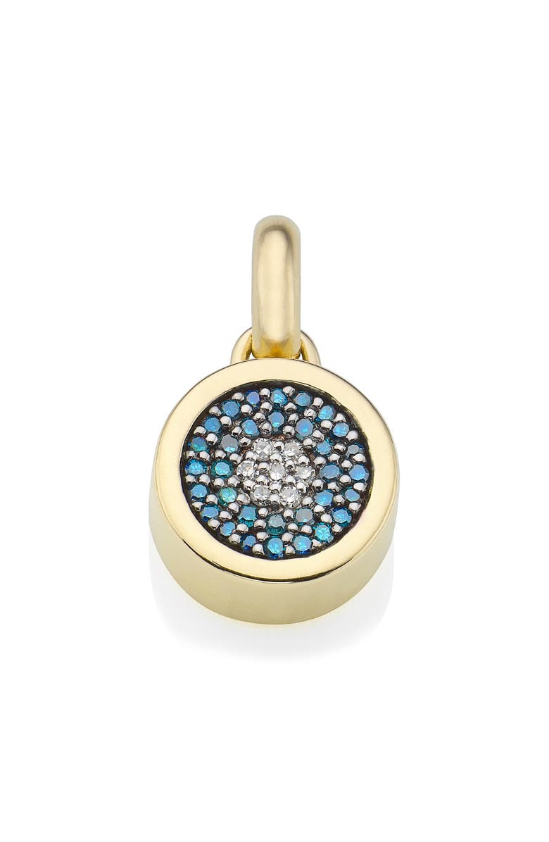 Monica Vinader Diamond Evil Eye Pendant, Main, color, 
