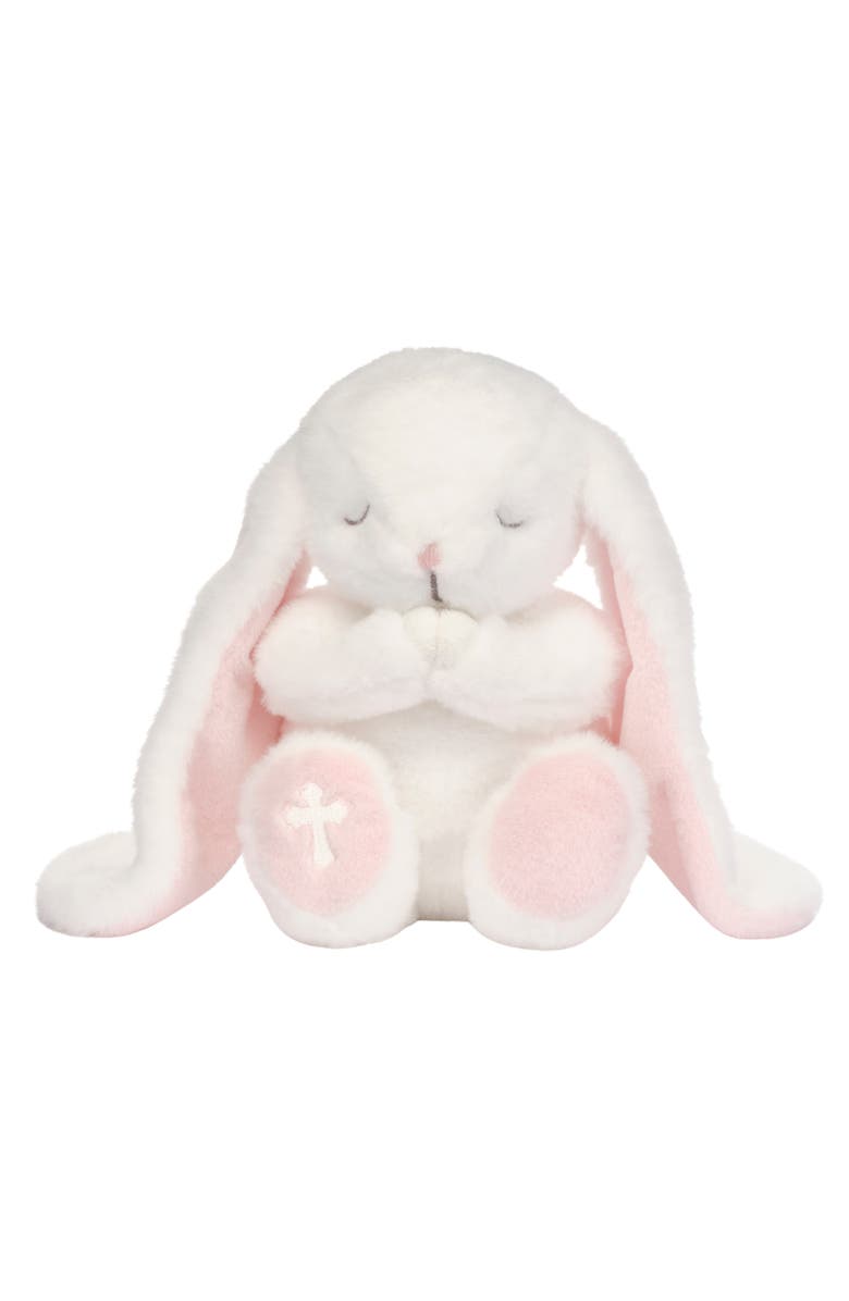 Lambs & Ivy Heaven Sent Baptism Plush Bunny Stuffed Animal Toy - Precious, Main, color, White