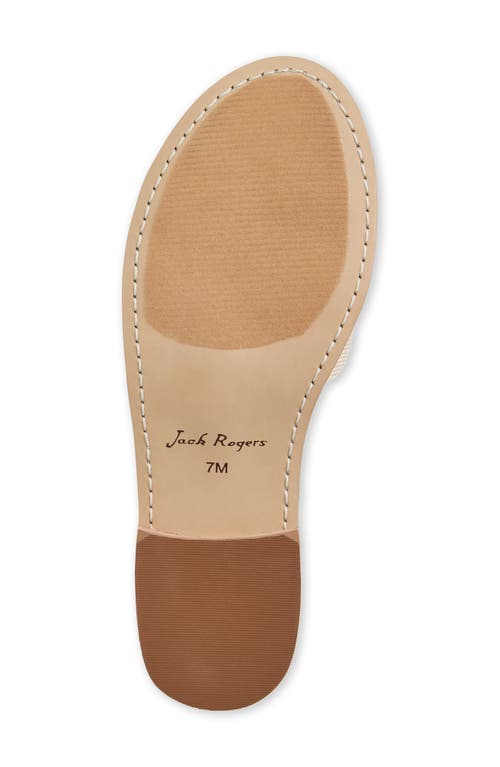 Jack Rogers Patti Ankle Strap Flat Sandal In Natural