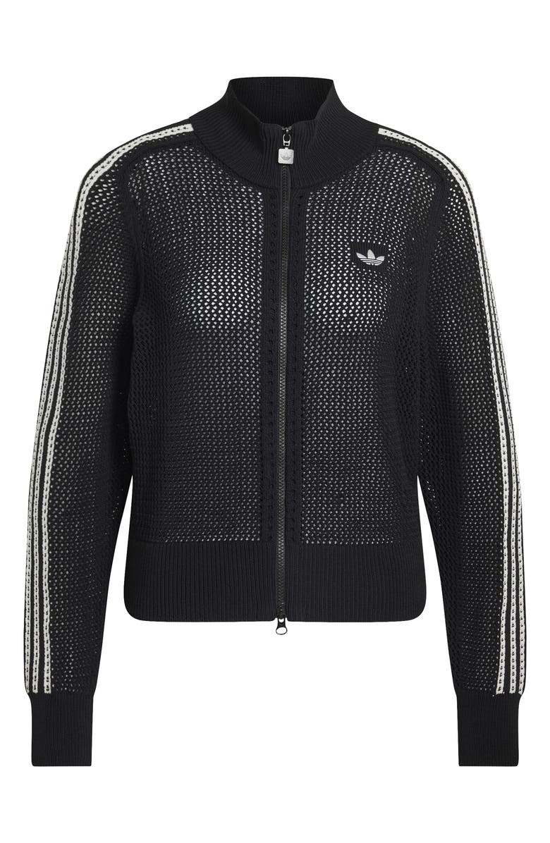adidas Originals Open Knit Track Jacket, Alternate, color, 