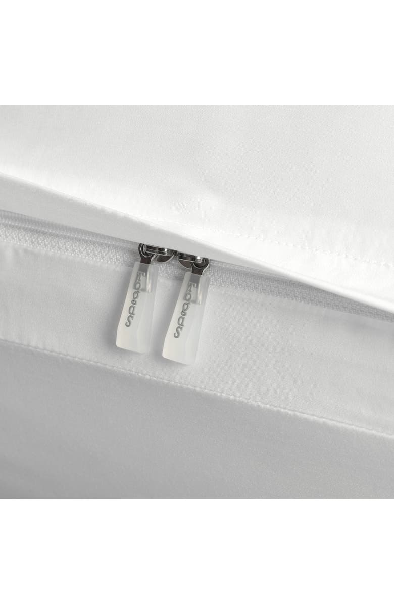 Togas Vellar embroidery duvet cover, Alternate, color, White