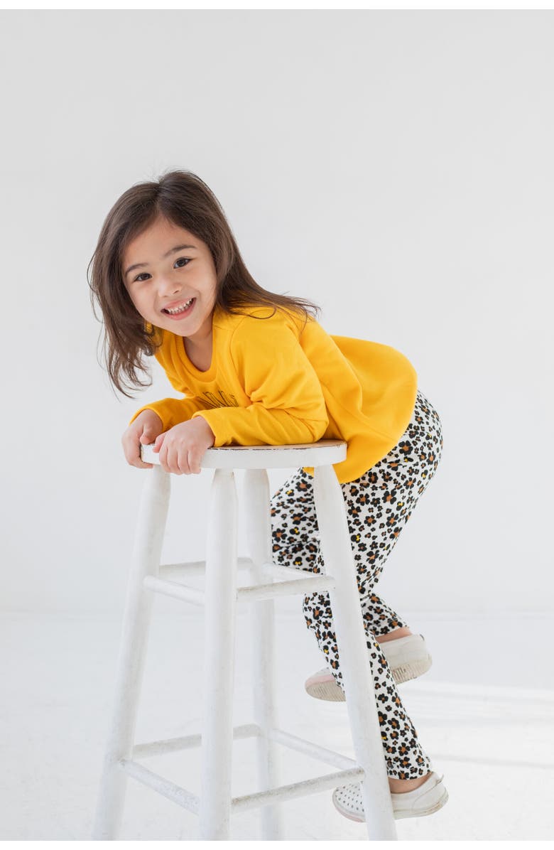 Disney Sweatshirt & Leggings Set, Alternate, color, Yellow