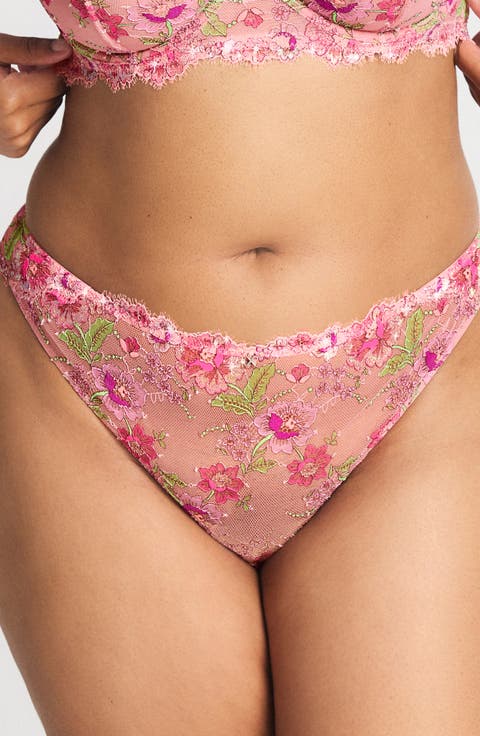 Boho Glow Lace Brazilian Panty