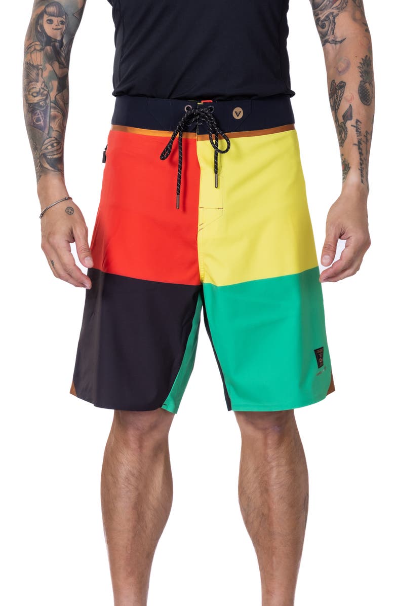 VAST On Blocks III Stretch Board Shorts, Main, color, 