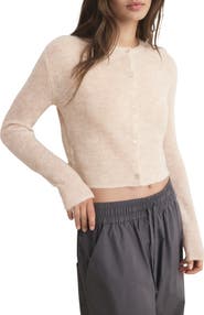 MANGO Crop Cardigan