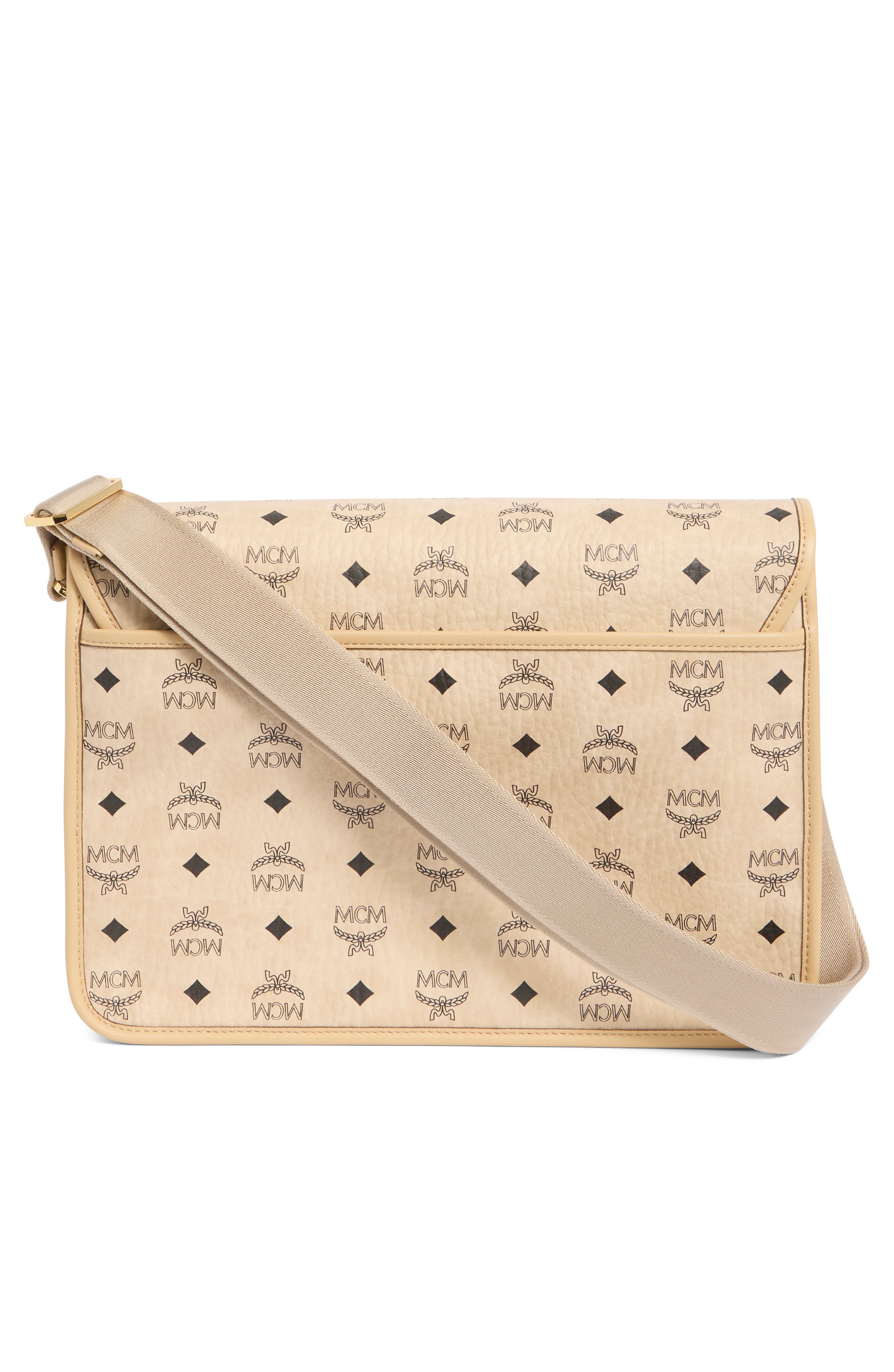 MCM Aren Messenger Bag, Alternate, color, 