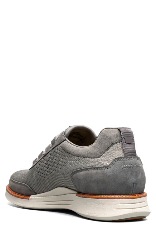 Florsheim Launch Elastic Lace Knit Sneaker In Gray