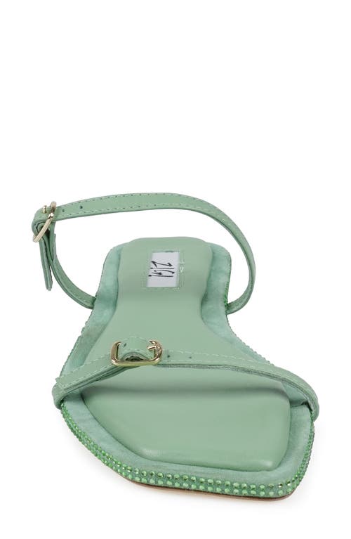 Zigi Two-strap Sandal In Green