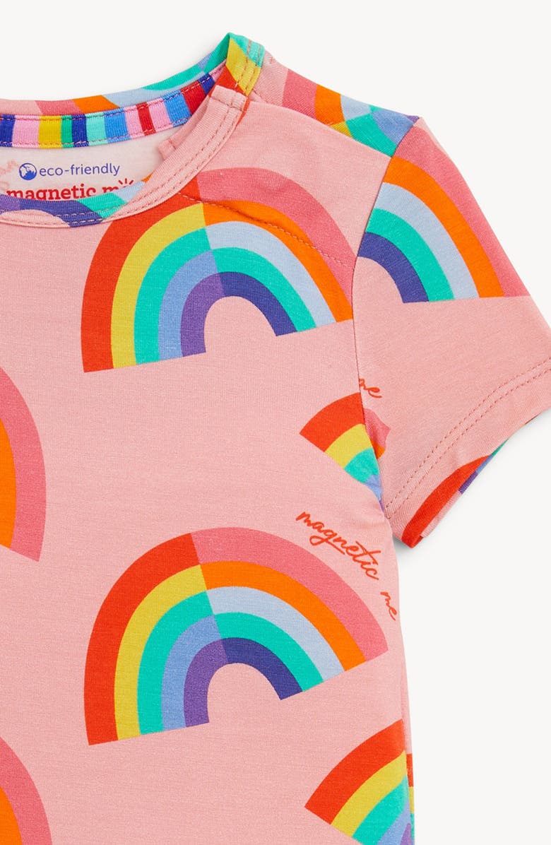 Magnetic Me Kids' Kaleido-Hopes Two-Piece Fitted Pajamas, Alternate, color, Kalei
