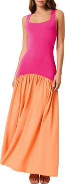 Solid & Striped The Camila Two-Tone Dress