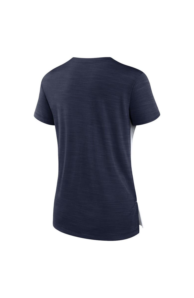 Nike Women's Nike White/Navy Tennessee Titans Impact Exceed Performance Notch Neck T-Shirt, Alternate, color, White