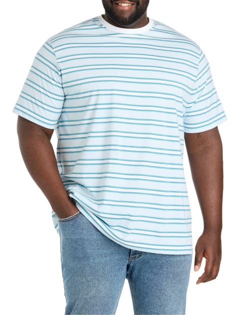 Big & Tall Moisture-Wicking Striped T-Shirt V3