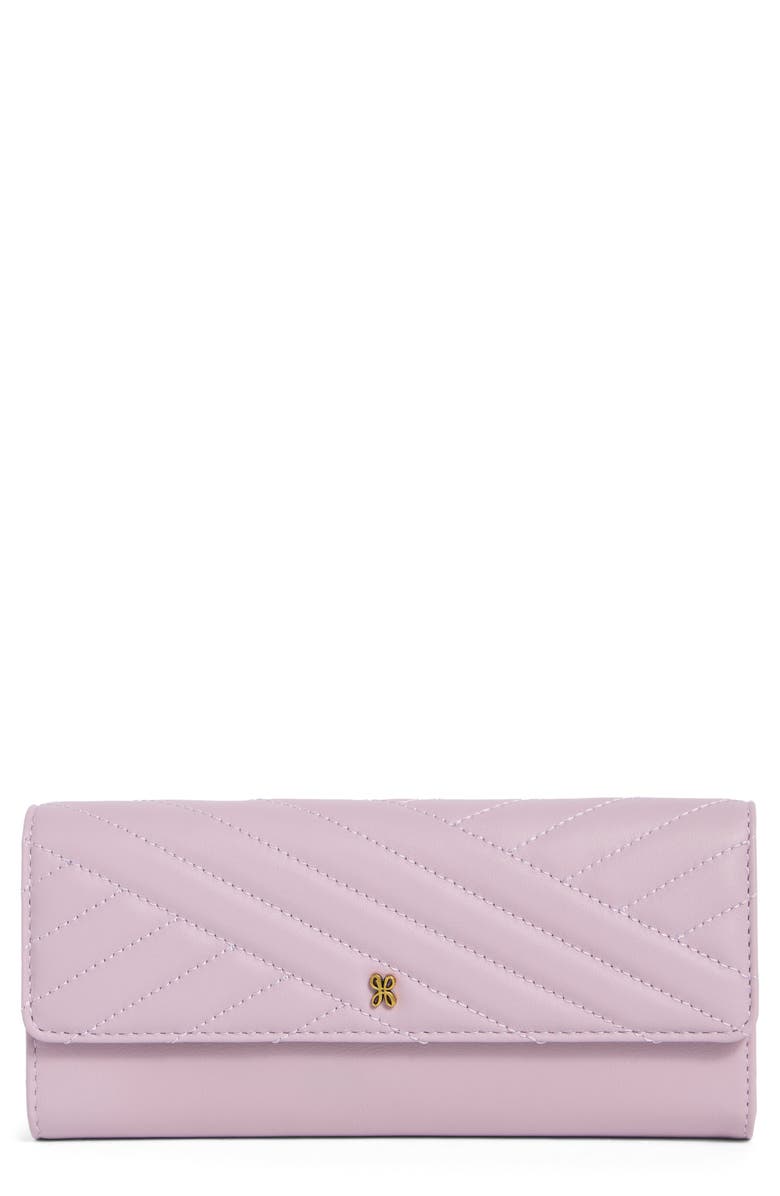 HOBO Jill Large Trifold Wallet, Main, color, Lavender