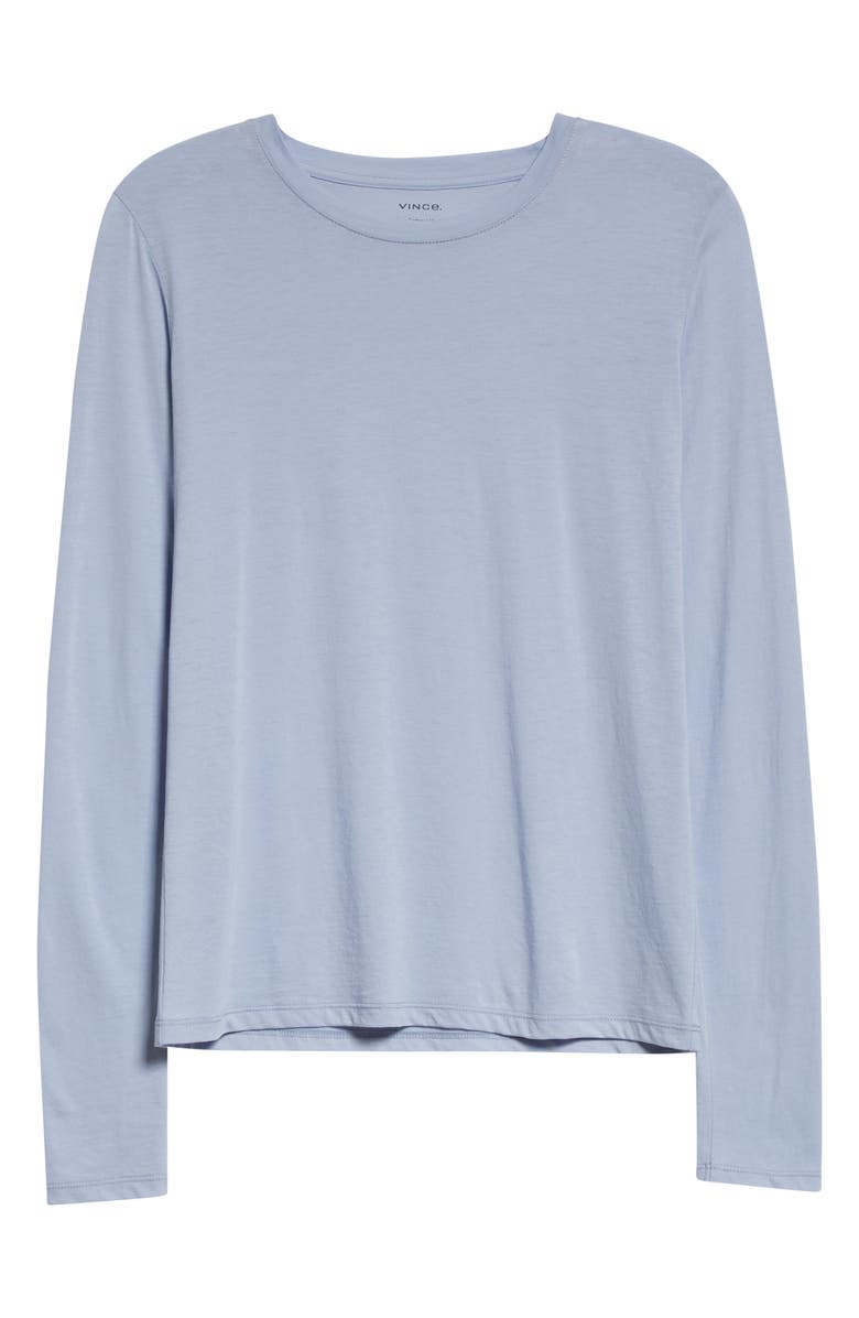 Vince Essential Long Sleeve Crewneck Tee, Alternate, color,