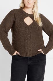 City Chic Salem Cutout Sweater