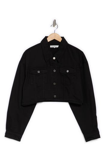 WEWOREWHAT WEWOREWHAT CROP DENIM JACKET