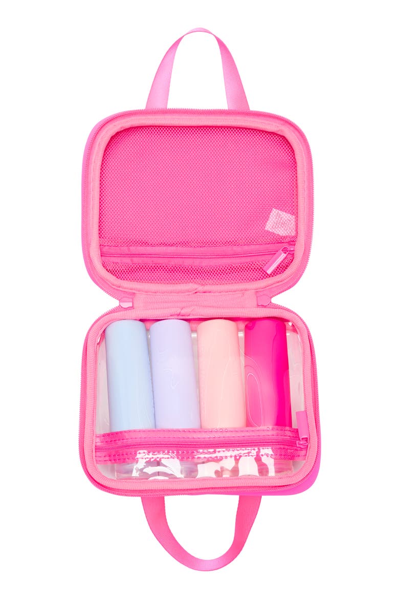 Silicone Travel Bag, Alternate, color, NORDSTROM PINK