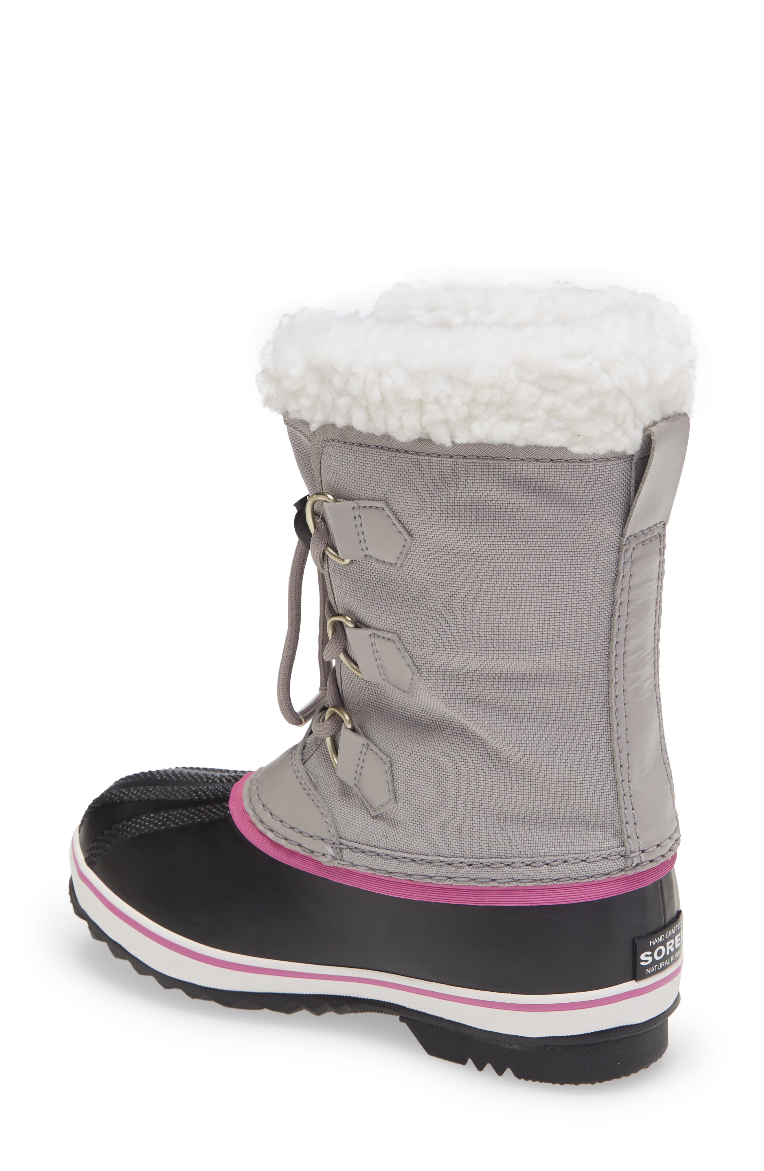 Kids' Yoot Pac Waterproof Snow Boot, Alternate, color, CHROME GREY/ BLACK