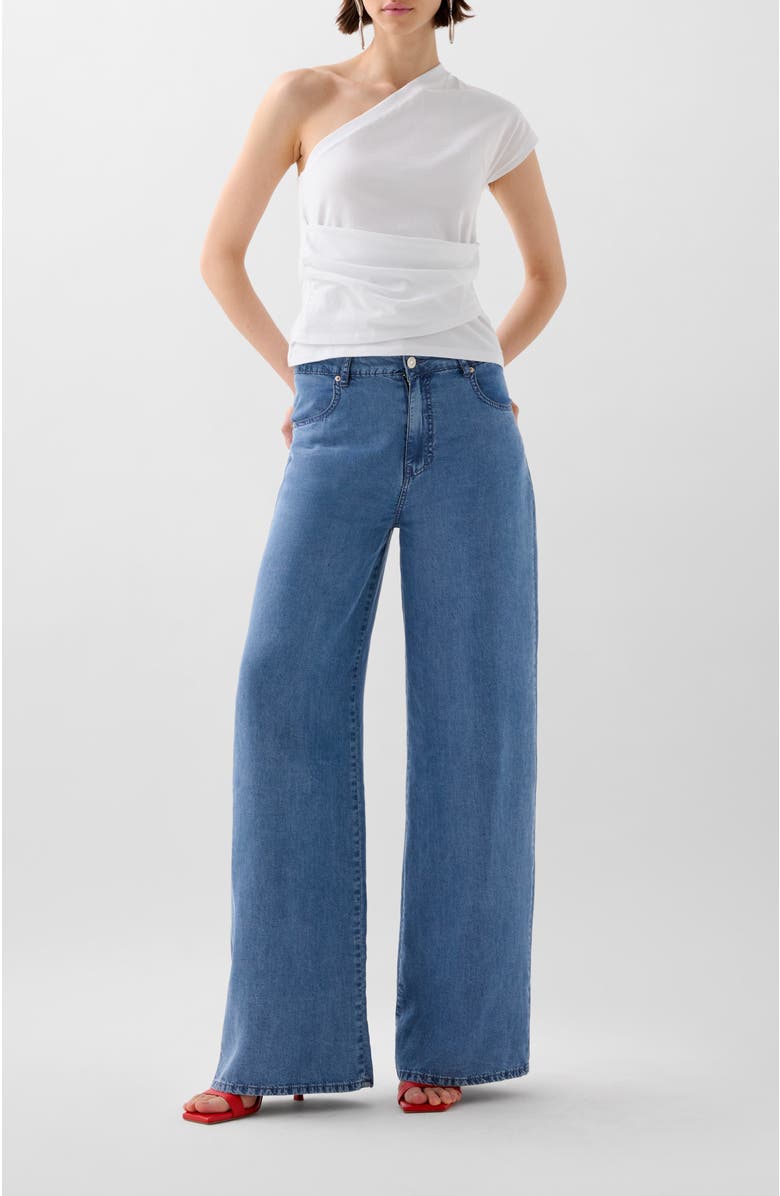 Scalpers Asy Drapped Tee, Alternate, color, White