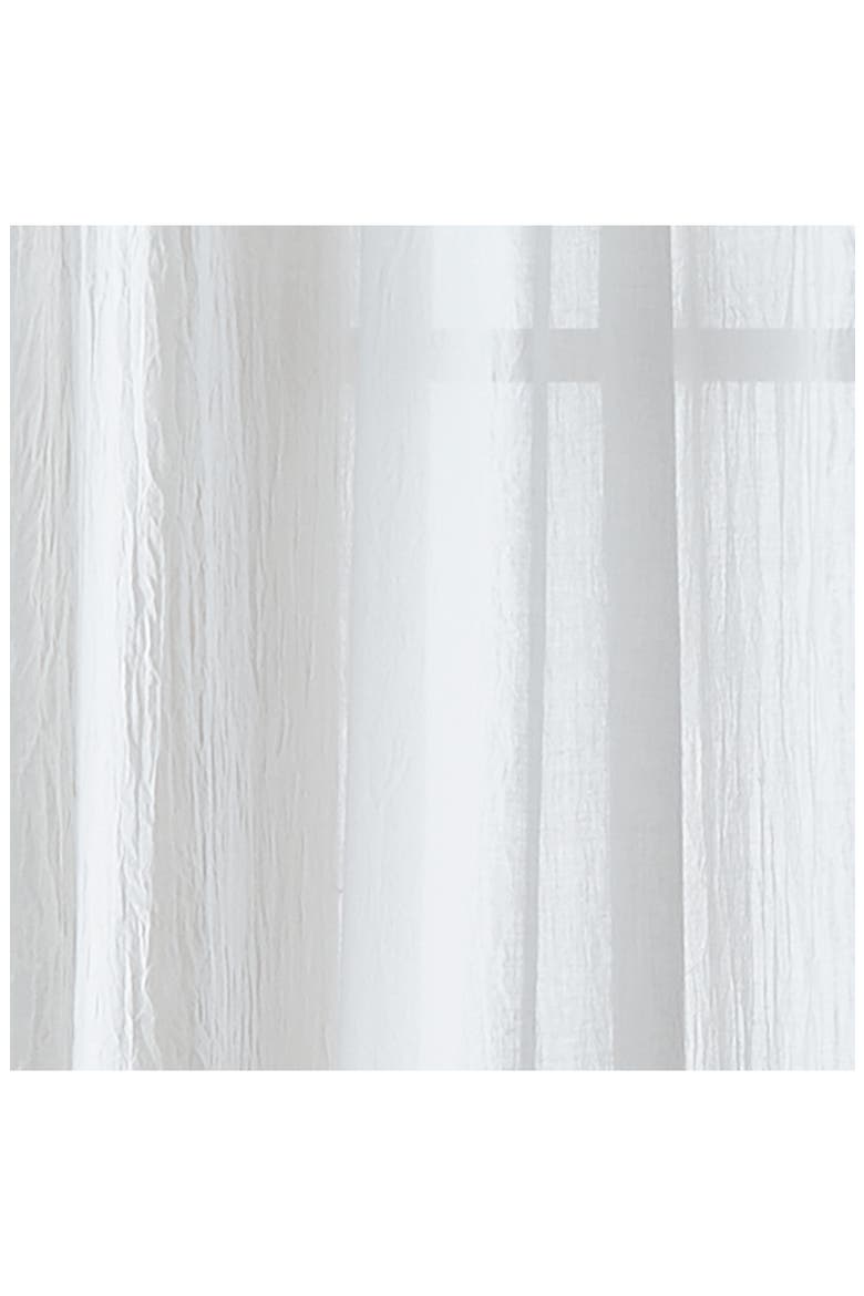 City Breeze Set of 2 Faux Leather Tab Curtain Panels, Alternate, color, WHITE