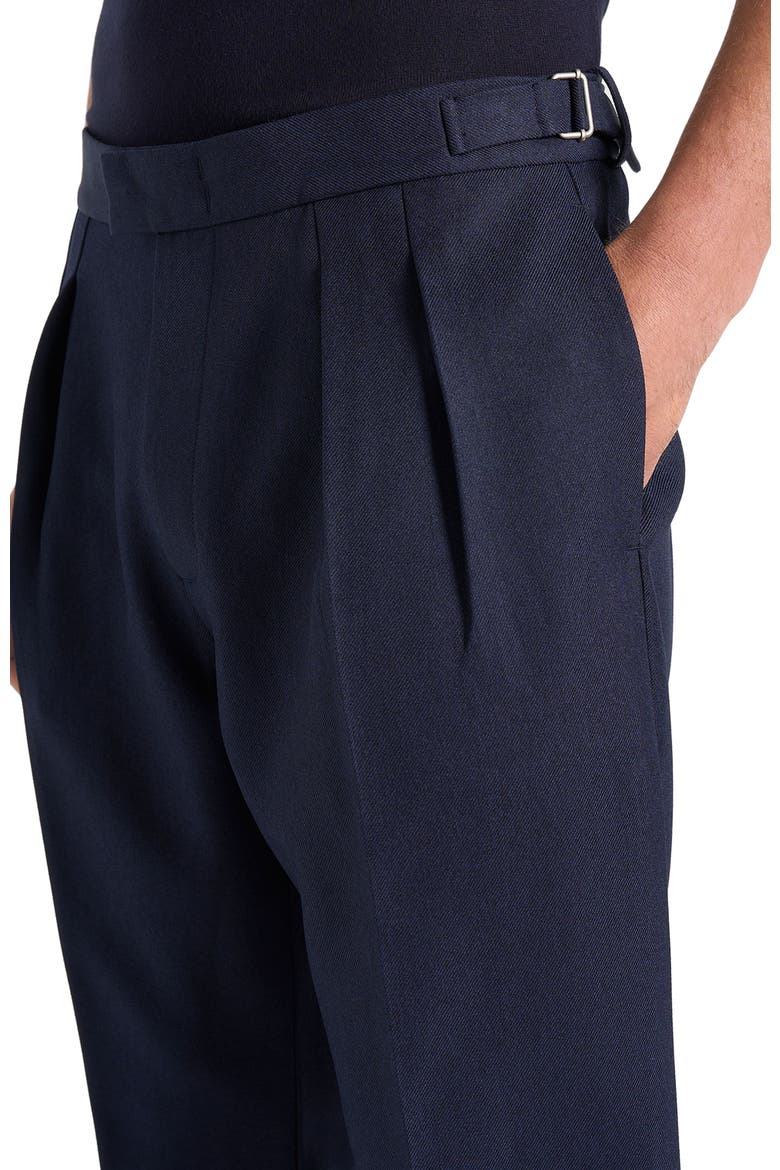 Hubert Slim Tailored Trousers, Alternate, color, Navy
