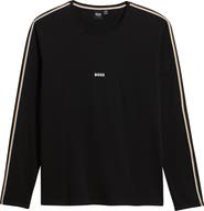 BOSS Unique Long Sleeve Stretch Cotton Pajama T-Shirt