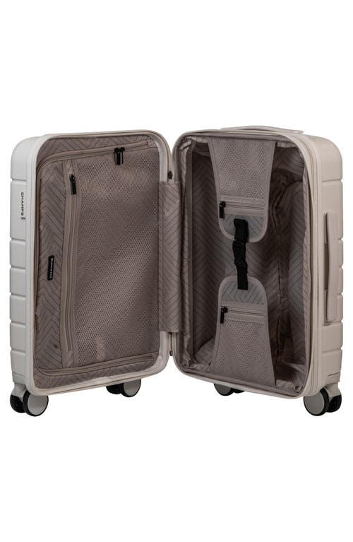 Champs Linen 3-piece Hardside Luggage Set