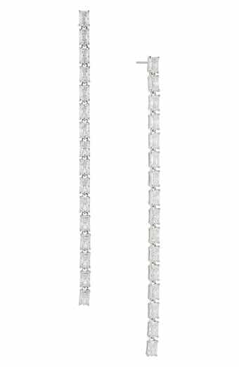 Nadri A la Carte Cubic Zirconia Linear Drop Earrings