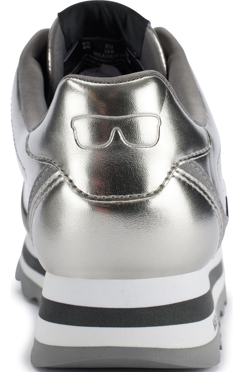 KARL LAGERFELD PARIS Meade Metallic Sneaker, Alternate, color,