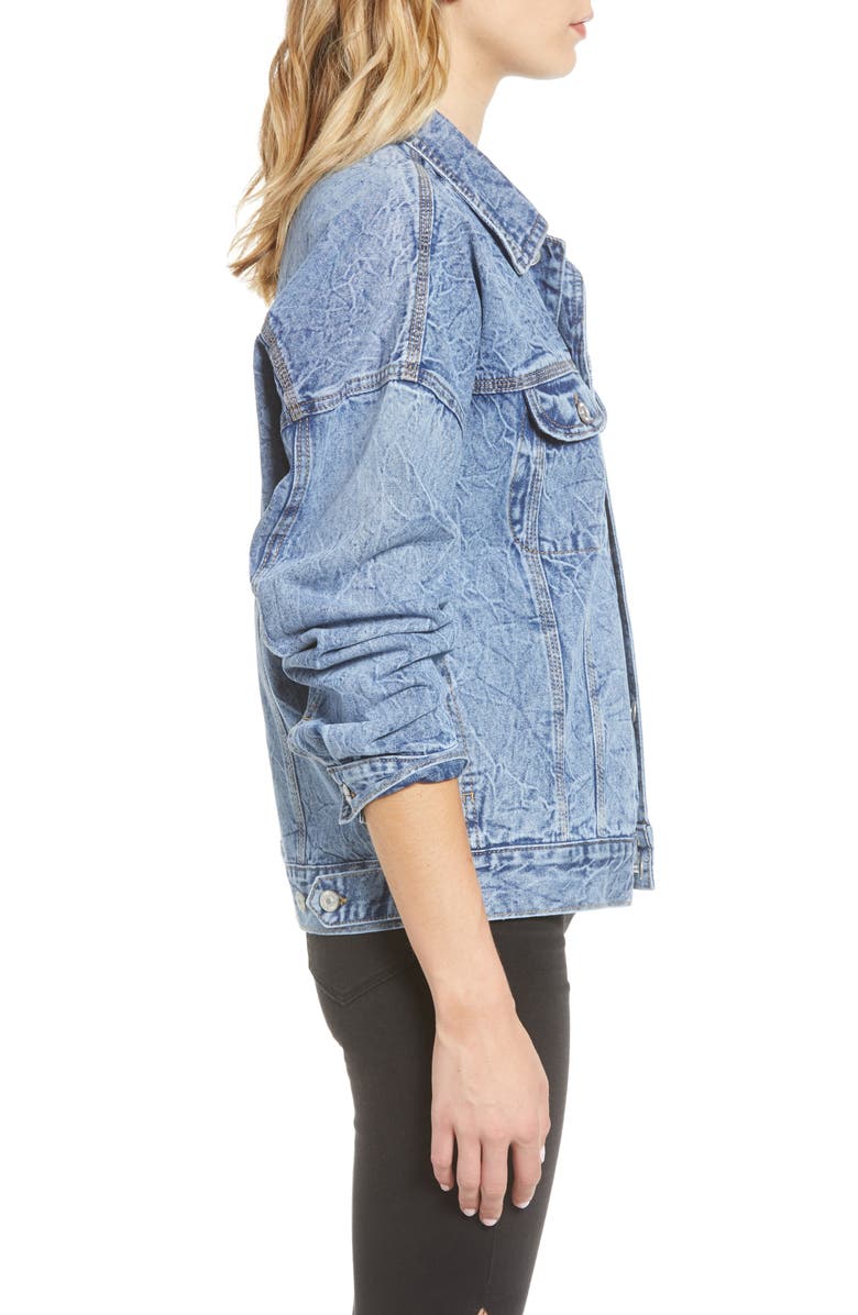 UNIONBAY Brecan Denim Trucker Jacket, Alternate, color,