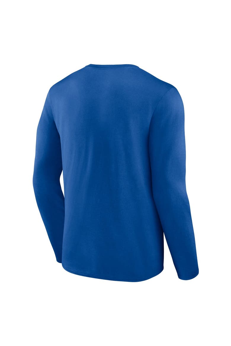 Men's Fanatics Branded Royal New York Giants Stack The Box Long Sleeve T-Shirt, Alternate, color, Royal